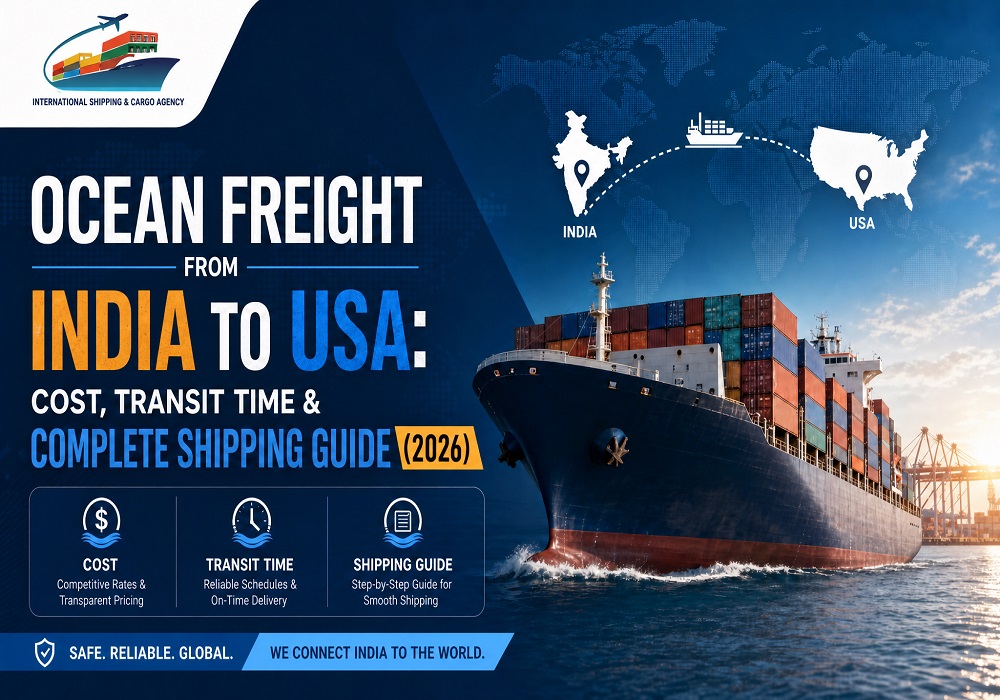 Ocean Freight from India to USA: Cost, Transit Time & Complete Shipping Guide (2026)