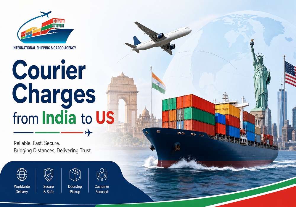 courier charges india to us