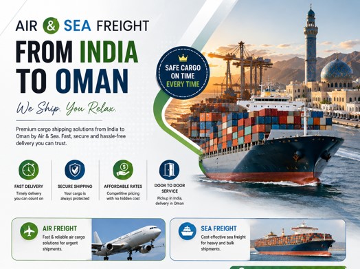 Air & Sea Freight From India To Oman — A Logistics Partner Built on Experience