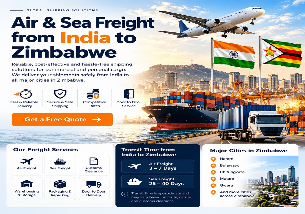 India to Zimbabwe Freight Solutions-1